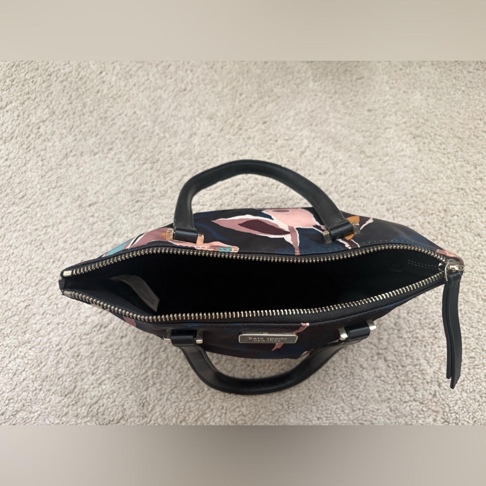 Kate Spade Black, Blue and Pink Floral Tote - Picture 4 of 6